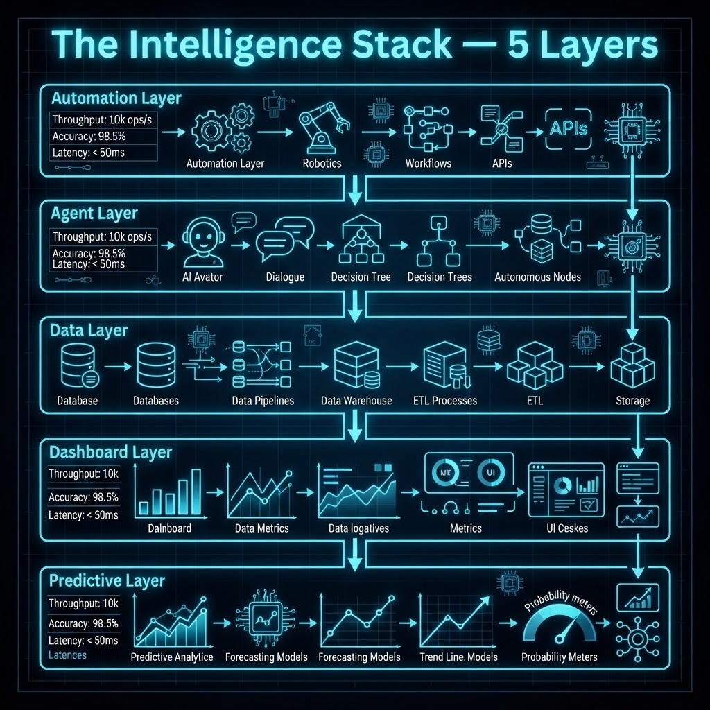 The Intelligence Stack — 5 Layers